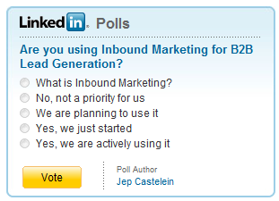 Are you using inbound marketing for b2b lead generation